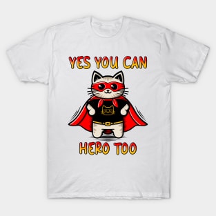 Super Hero Cat T-Shirt